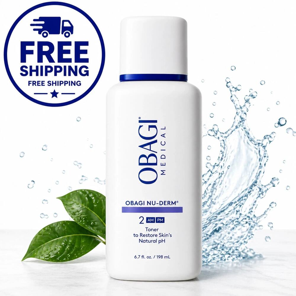 Obagi Nu-Derm Toner 2 AM PM 6.7 fl oz 198 mL Facial Skin Toner